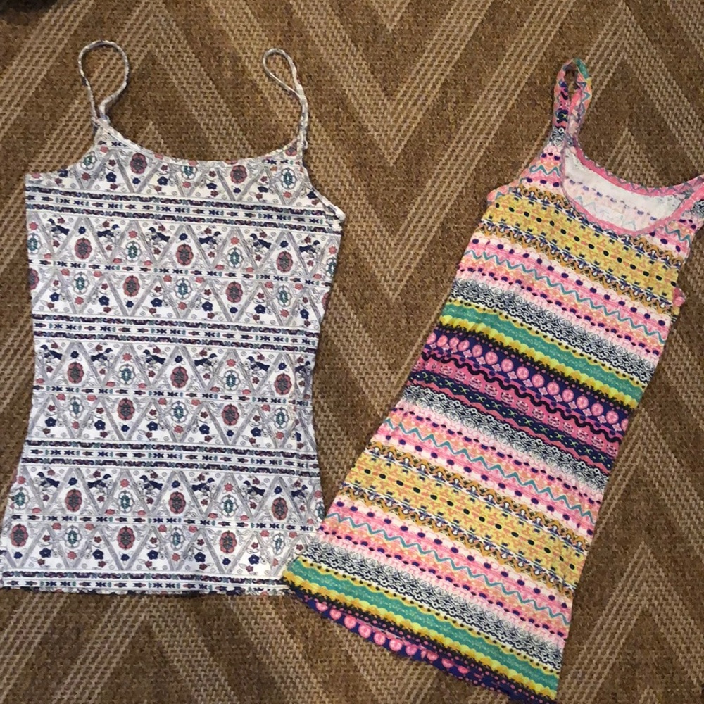 Lot of Printed PACSUN Tanks